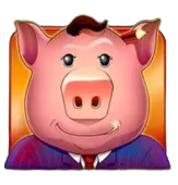 Pig 1 high-value symbol in Huff N Puff slot