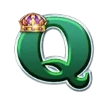 Queen card low-value symbol paying 2x in Huff N Puff