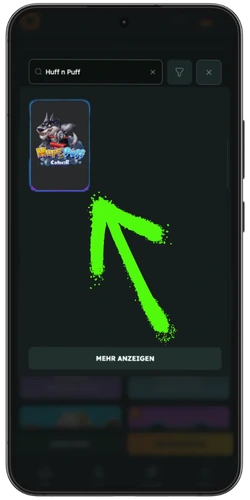 Huff N Puff Slot im Casino finden – Schritt 3